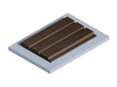 Панель LV124 BR396 HI WOOD 120,0мм х 12,0мм х 2,7м. (16 шт.)